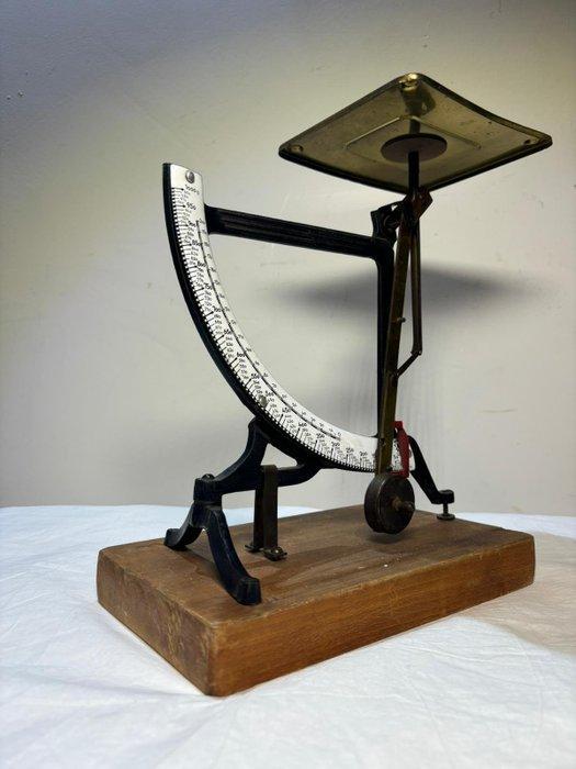 Weegschaal - Duitse weegschaal in Gietijzer en Messing -, Antiek en Kunst, Antiek | Overige Antiek