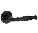 Deurklink op rozet Tours ijzer zwart, Bricolage & Construction, Klink of Kruk