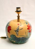 Lampe - Laiton, Porcelaine