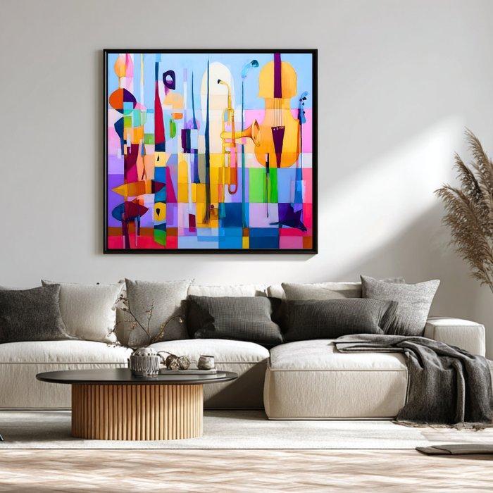 Marta Ellie (1985) - Silent Brass Geometry XXL, Antiek en Kunst, Kunst | Schilderijen | Modern