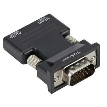 HDMI Female naar VGA Male Converter - Met