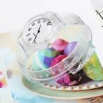 Jelly Horloge voor Dames - Kwarts Uurwerk Silicoon Bandje -, Handtassen en Accessoires, Smartwatches, Verzenden, Nieuw, Stuff Certified®