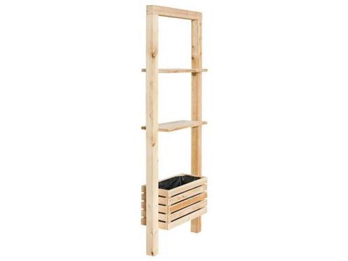 Veiling - 2x Verticale houten tuin 74x25x187cm, Tuin en Terras, Bloembakken en Plantenbakken