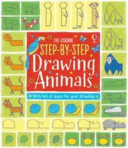 Step-by-Step Drawing Animals by Fiona Watt (Paperback), Livres, Livres Autre, Envoi