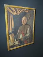 Scuola italiana (XVIII-XIX) - Ritratto di Ecclesiastico, Antiek en Kunst