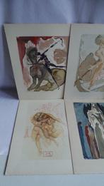 Salvador Dali (1904-1989) - 6 Lithographies - La Divine, Antiek en Kunst
