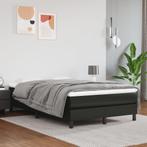 vidaXL Boxspring bed kunstleer zwart 120x200 cm, Verzenden, Nieuw