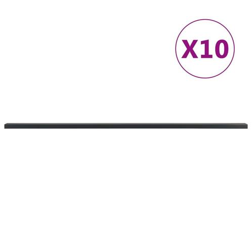 vidaXL Poteaux de clÃ´ture de jardin 10 pcs gris 200 cm, Jardin & Terrasse, Poteaux, Poutres & Planches, Neuf, Envoi