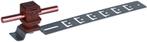 Dehn Dakdoorvoerhouder StSt/Plastic Bruin H16mm Rd 8mm -, Doe-het-zelf en Bouw, Verzenden, Nieuw