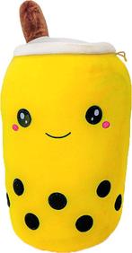 Play by Play Bubble Tea Pluche 60CM-Geel (Diversen) NIEUW, Ophalen of Verzenden, Nieuw