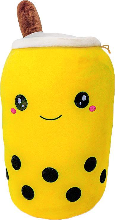 Play by Play Bubble Tea Pluche 60CM-Geel (Diversen) NIEUW, Kinderen en Baby's, Speelgoed | Knuffels en Pluche, Ophalen of Verzenden