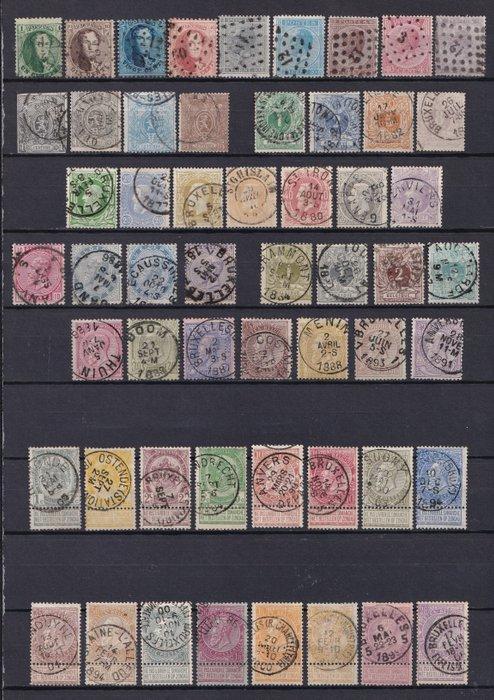 België 1863/1915 - verzameling gestempeld met getande, Postzegels en Munten, Postzegels | Europa | België