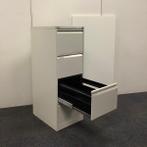 Bisley dossierkast met 4 lades (hxbxd) 132x47x62 cm, grijs