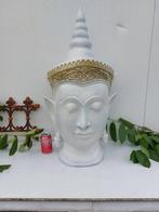 Beeld, large head of a buddha statue - 80 cm - polyresin