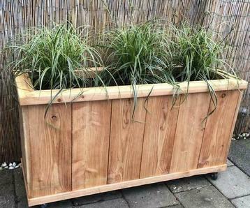Kwaliteit bloembakken van Douglas hout- 10 procent korting beschikbaar voor biedingen