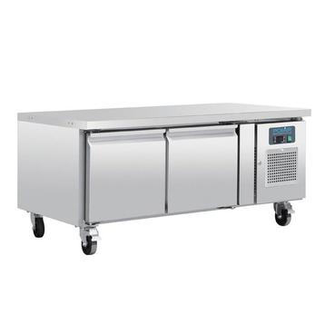 Koelwerkbank | Laag Model | 214L | 2 Deuren (1/1 GN) |, Verzenden