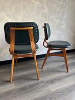 Stoel - Beuken - Twee vintage jaren 60 stoeltjes, Antiek en Kunst
