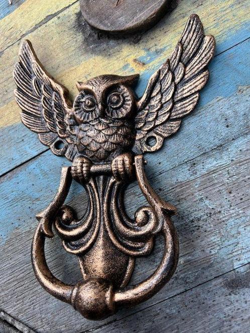 Heurtoir de porte - Uil deurklopper - récemment - Heurtoir, Antiek en Kunst, Curiosa en Brocante