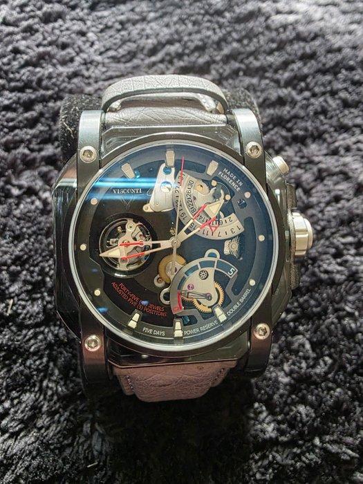 Visconti - 2Squared Crystal fumé - Heren - 2010-2020, Handtassen en Accessoires, Horloges | Heren