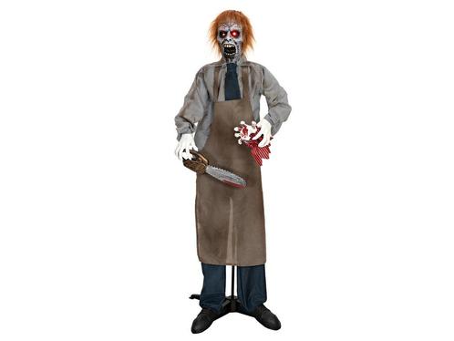 Halloween Figuur Zombie Kettingzaag  Met Licht, Geluid En, Muziek en Instrumenten, Microfoons