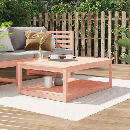 vidaXL Table de jardin 121x82,5x45 cm bois massif de, Jardin & Terrasse, Ensembles de jardin, Neuf, Envoi