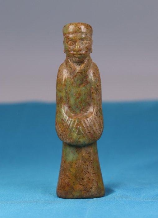 serpentine groep Traditionele boeddhistische objecten -, Antiek en Kunst, Antiek | Speelgoed