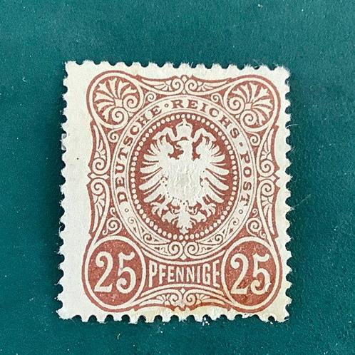 Duitse Rijk 1875/1879 - 25 Pfenninge Adelaars teken Zenker -, Postzegels en Munten, Postzegels | Europa | Duitsland