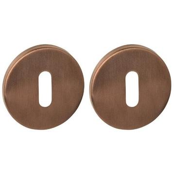 Intersteel sleutelrozetten verdekt ø52x6mm pvd brons beschikbaar voor biedingen