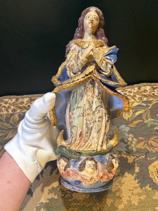 Beeld, De Onbevlekte Ontvangenis van de Maagd Maria - 28 cm, Antiek en Kunst, Kunst | Niet-Westerse kunst