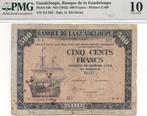 Guadeloupe - 500 Francs 1942 - Pick 24b, Timbres & Monnaies, Monnaies | Pays-Bas