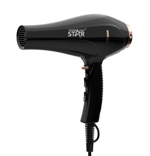 Winning Star Haardroger 2000w  Fohn Ac5413 Zwart, Handtassen en Accessoires, Uiterlijk | Haarverzorging, Ophalen of Verzenden