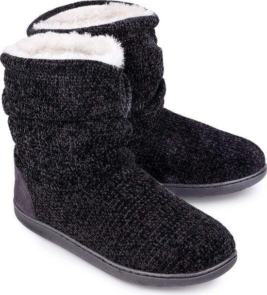 2eChoix | Chaussons Dames - Chaussons - Taille 38/39 - Noir, Huis en Inrichting, Zetels | Voetbanken en poefs, Ophalen of Verzenden