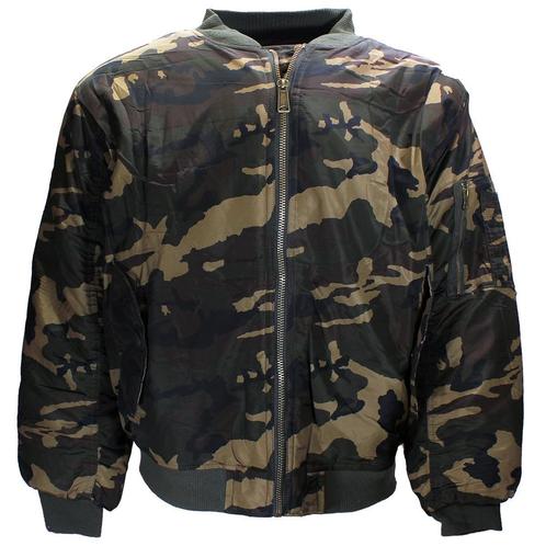 Popmerch Originals Camouflage Bomberjack Jas, Vêtements | Hommes, Pulls & Vestes