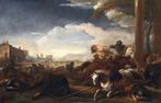 Jacques Courtois detto il Borgognone (1621-1676) - Battaglia, Antiek en Kunst