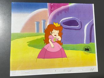 DIC - Cel danimation original de Peach, avec fond de copie beschikbaar voor biedingen