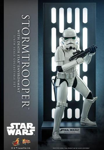 Star Wars Action Figure 1/6 Stormtrooper with Death Star Env