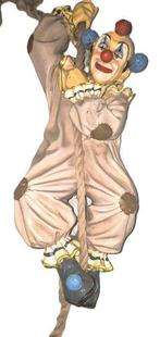 sculptuur, Jun Asilo clown - 50 cm - Kunststof, Antiek en Kunst