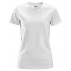 Snickers 2516 dames t-shirt - 0900 - white - base - maat s