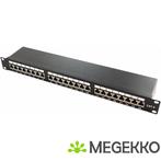 LogiLink NP0061 RJ45 patch panel rack mountable 24cm, Informatique & Logiciels, Verzenden
