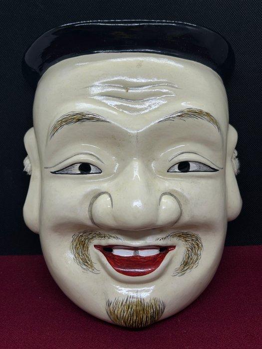 Noh masker - Bitchu Kagura Mask - Okuninushi no Mikoto,, Antiek en Kunst, Antiek | Overige Antiek