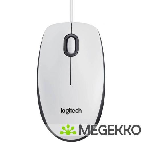 Logitech M100 Wit Muis, Computers en Software, Overige Computers en Software, Nieuw, Verzenden