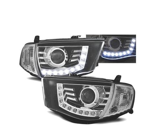 PHARES MITSUBISHI L200 06-10 DIURNE FOND NOIR, Auto-onderdelen, Verlichting, Verzenden