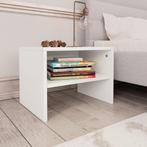 vidaXL Nachtkastje 40x30x30 cm bewerkt hout wit, Huis en Inrichting, Slaapkamer | Nachtkastjes, Verzenden, Nieuw