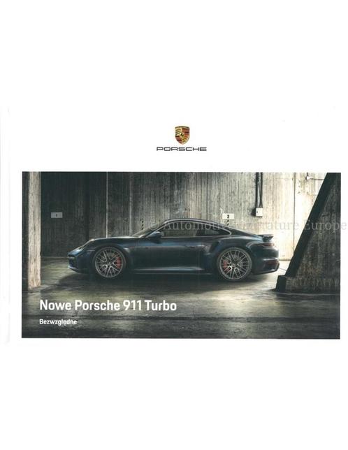 2021 PORSCHE 911 TURBO S HARDCOVER BROCHURE POOLS, Livres, Autos | Brochures & Magazines