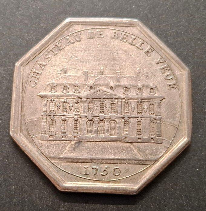 Frankrijk. Jeton en argent Nouvel Hotel des Monnoyes 1768, Postzegels en Munten, Munten en Bankbiljetten | Toebehoren