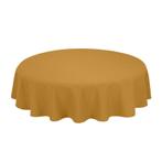 Tafelkleden Rond Gold Geel 163cm Ø - Treb SP, Verzenden, Nieuw, Overige kleuren