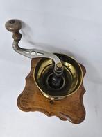 Koffiemolen - handmatig - Verguld messing - Antiek, Antiek en Kunst