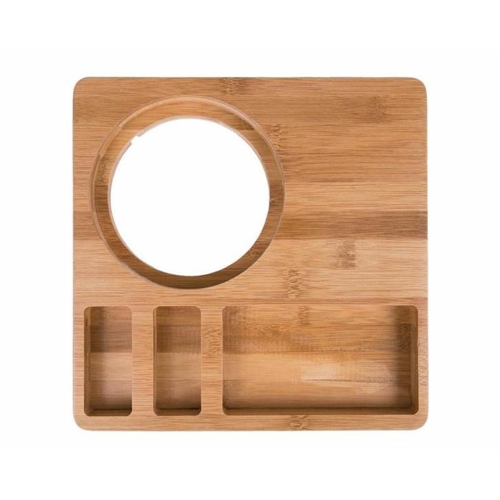 Bamboe welkomst dienblad | Inzet voor waterkoker (14(Ø)cm |, Zakelijke goederen, Horeca | Keukenapparatuur, Nieuw in verpakking