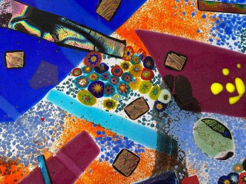 Bert Grotjohann - Plateau - Verre, Antiek en Kunst, Antiek | Glaswerk en Kristal