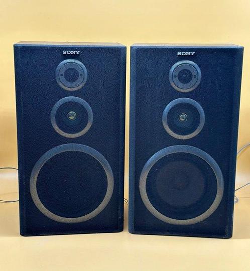 Sony - A302/B luidsprekers – vintage paar uit West-Duitsland, Audio, Tv en Foto, Radio's